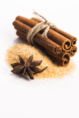 Cinnamon sticks with pure cane brown sugar