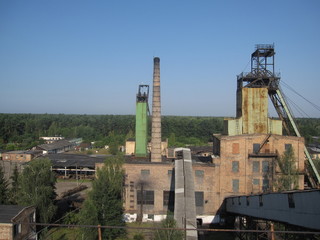 Fototapeta na wymiar Coal mine in Ukraine