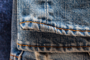 Jeans background and texture