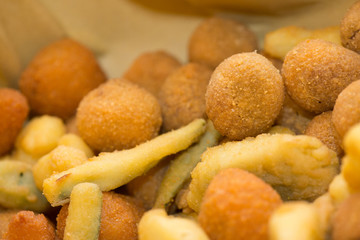 Frittura mista, mixed fried food
