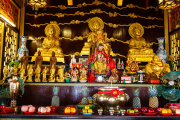 celebration of the Chinese new year in the temple Saphan Hin