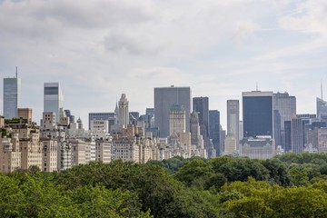 Fototapeta na wymiar New York - Panorama da Central Park