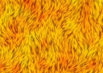 thick animal warm yellow hair texture
