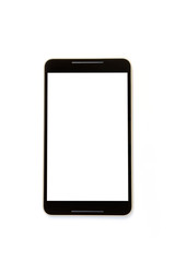 Black tablet with copy space