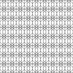 Black and white geometric seamless pattern modern stylish.