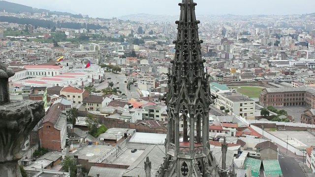 The Basilica del Voto Nacional, Quito, Ecuador