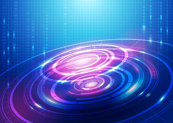 Abstract Technology Background