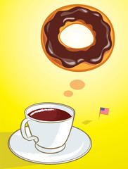 coffee donut