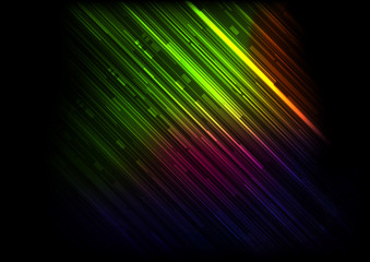 Abstract Lines Colorful Background