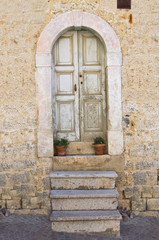 Wooden door. Pietragalla. Basilicata. Italy.