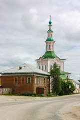 Fototapeta na wymiar The Nativity Church, Totma, Russia