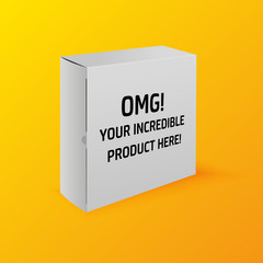 Realistic package box