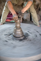Potter in Bhaktapur, Kathmandu