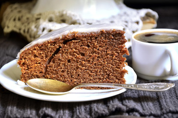 Chocolate and beer cake.