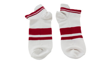 socks on white background