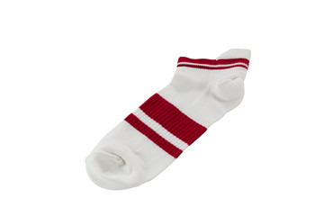 socks on white background