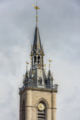 The belfry of Tournai, Belgium.