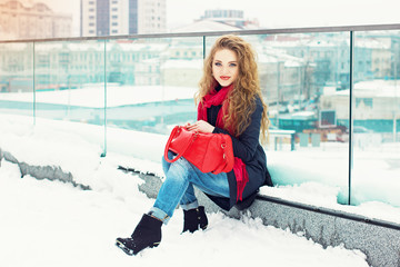 Stylish fashion portrait