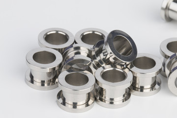 Jewelry for piercing - Stock Image macro.