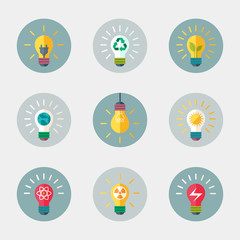 Light bulb icon.