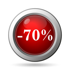 70 percent discount icon