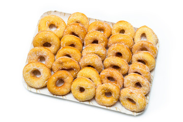 Vassoio di zipulas, frittelle sarde