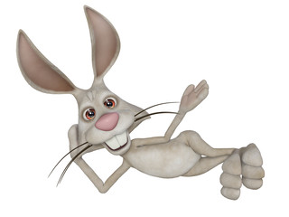 Easter bunny relaxing © mentona