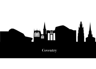 Fototapeta premium coventry silhouette