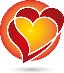 Logo, Herz, Herzchen, heart, Kugel