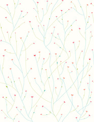 Vector seamless pattern for Valentine's day design.