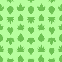 Saemless leaves pattern
