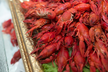 Red cooked crayfish