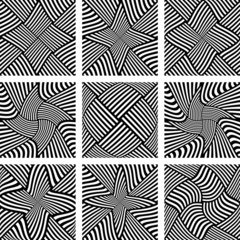 Abstract patterns set. Design elements.