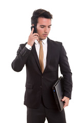 Fototapeta premium Business man at the phone