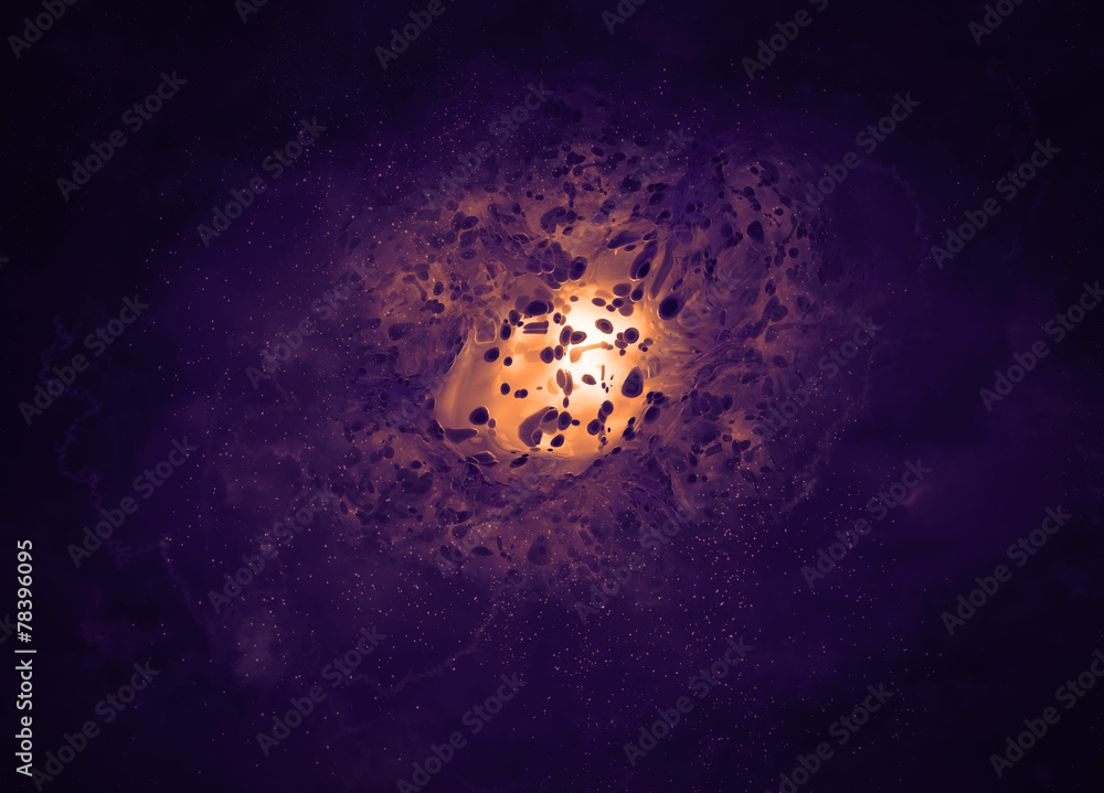 Canvas Prints abstract space nebula
