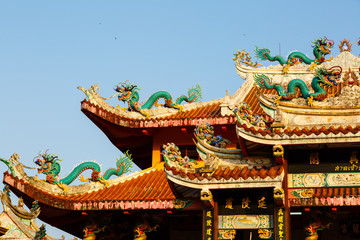 celebration of the Chinese new year in the temple Saphan Hin