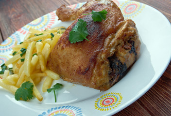 Kip met frieten