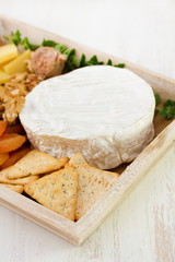 cookies with cheese and nuts