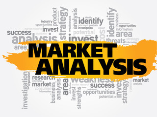 Market Analysis business concept word cloud