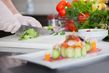 preparing food