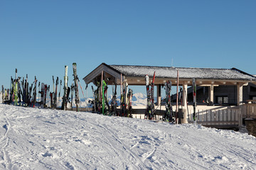 Ski Winterlandschaft Saalbach-Hinterglemm