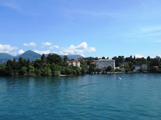 Fototapeta na wymiar Verbania Pallanza am Lago Maggiore - Italien