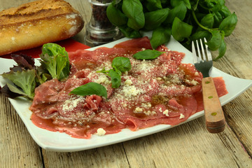 carpaccio de boeuf