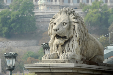 Budapest, Hungary, March 22, 2014 . Sculpture in the urban