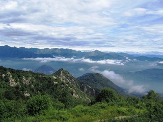 Obraz premium Berg Mottarone am Lago Maggiore - Italien