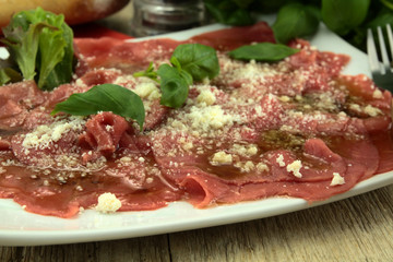 carpaccio de boeuf