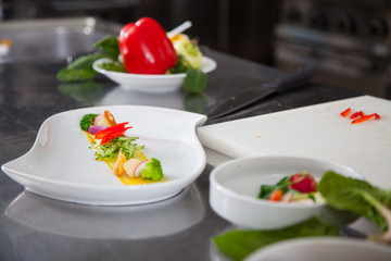 preparing food