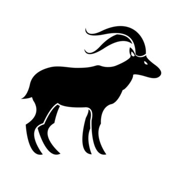 Vector goat symbol