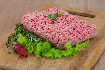 Raw minced meat