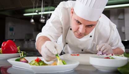 preparing food